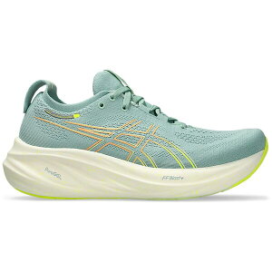 ASICS �A�V�b�N�X ���f�B�[�X �X�j�[�J�[ �yASICS Gel-Nimbus 26 Light Celadon (Women's)�z �T�C�Y US_6(23.0cm) Light Celadon/Safety Yellow