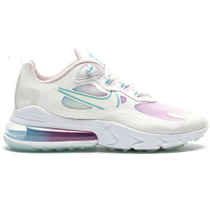 Nike �i�C�L ���f�B�[�X �X�j�[�J�[ �yNike Air Max 270 React Summit White Bleached Aqua (Women's)�z �T�C�Y US_6.5(23.5cm) Summit White/Bleached Aqua-Light Violet-Sail