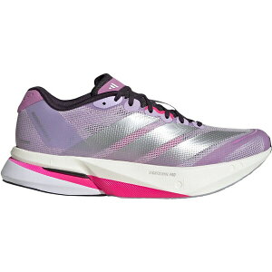 adidas �A�f�B�_�X ���f�B�[�X �X�j�[�J�[ �yadidas Adizero Boston 13 Powder Plum Silver Metallic (Women's)�z �T�C�Y US_W_11.5 Powder Plum/Silver Metallic/Shock Pink