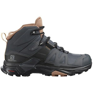 Salomon �T������ ���f�B�[�X �X�j�[�J�[ �ySalomon X Ultra 4 Mid Gore-Tex Ebony Mocha Mousse (Women's)�z �T�C�Y US_9(26.0cm) Ebony/Mocha Mousse/Almond Cream