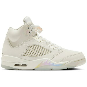 Jordan �W���[�_�� ���f�B�[�X �X�j�[�J�[ �yJordan 5 Retro Year of the Snake (Women's)�z �T�C�Y US_W_12 Light Bone/Black/Sail/Barely Green