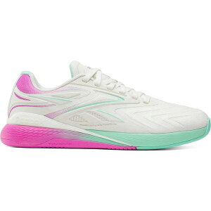 Reebok ���[�{�b�N ���f�B�[�X �X�j�[�J�[ �yReebok Nano X5 Edge Chalk Virtual Pink Aqua (Women's)�z �T�C�Y US_W_11 Chalk/Virtual Pink/Atomic Aqua