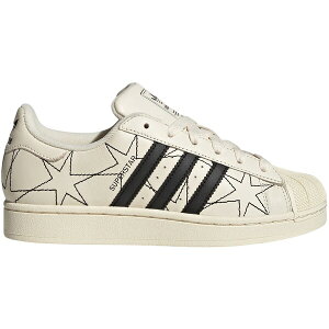 adidas �A�f�B�_�X ���f�B�[�X �X�j�[�J�[ �yadidas Superstar II Cream White Black Stars (Women's)�z �T�C�Y US_6(23.0cm) Cream White/Core Black/Cream White