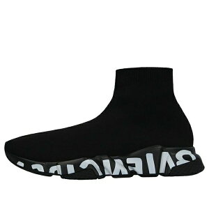 Balenciaga �o�����V�A�K �����Y �X�j�[�J�[ �yBalenciaga Speed Trainer 'Graffiti - Black' 605972W05GE1006�z �T�C�Y US_10(28.0cm)