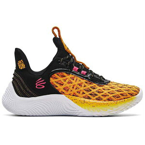 Under Armour A_[A[}[ Y Xj[J[ yUnder Armour Curry Flow 9 Sesame Street Beyond The Stripez TCY US_7(25.0cm) Black/Yellow Nectar/Gala