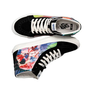 Vans �o���Y �����Y �X�j�[�J�[ �yVans Sk8-Hi Reissue VLT LX Damien Hirst Splatter Skull�z �T�C�Y US_6.5(24.5cm) Multi/Black