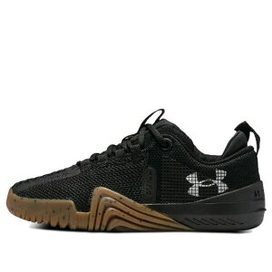 Under Armour アンダーアーマー レディース スニーカー Black/Tan 【(WMNS) Under Armour Tribase Reign 6 Trainers 'Black Brown' 3027342-001】 サイズ US_7.5(24.5cm)