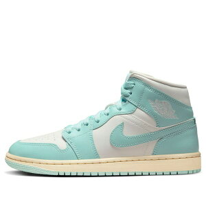Air Jordan �W���[�_�� ���f�B�[�X �X�j�[�J�[ Blue/White �y(WMNS) Air Jordan 1 Mid 'Light Dew' BQ6472-132�z �T�C�Y US_9(26.0cm)