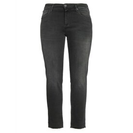 【送料無料】 トゥルーレリジョン レディース デニムパンツ ボトムス Denim cropped Steel grey