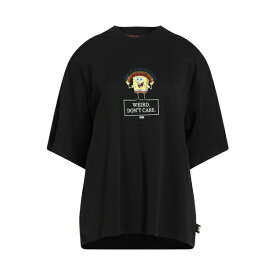 【送料無料】 ジーシーディーエス レディース Tシャツ トップス T-shirts Black