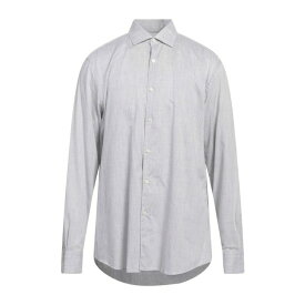 【送料無料】 ゼニア メンズ シャツ トップス Shirts Light grey