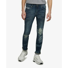 エコー メンズ デニムパンツ ボトムス Men's Skinny Fit Rhino Wrap Stretch Jeans Dark Wash