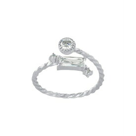 ジャニ ベルニーニ メンズ リング アクセサリー Geometric Cubic Zirconia (2.04 ct. t. w.) Bypass Ring in Sterling Silver Sterling Silver