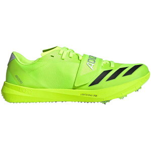 adidas �A�f�B�_�X �����Y �X�j�[�J�[ �yadidas Adizero TJ/PV Track and Field Lucid Lemon Core Black Silver Metallic�z �T�C�Y US_12(30.0cm) Lucid Lemon/Core Black/Silver Metallic