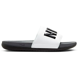 Nike �i�C�L �����Y �X�j�[�J�[ �yNike OffCourt Slide Dark Grey White�z �T�C�Y US_12(30.0cm) Dark Grey/White/Black