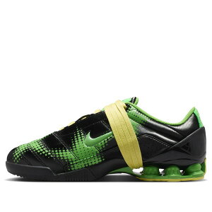 Nike �i�C�L ���f�B�[�X �X�j�[�J�[ �y(WMNS) Nike Total 90 Shox Magia 'Black Spinach Green Yellow' IR8176-002�z �T�C�Y US_W_14