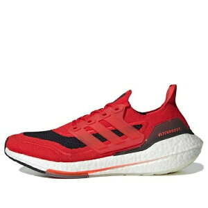 adidas �A�f�B�_�X �����Y �X�j�[�J�[ �yadidas UltraBoost 21 'Vivid Red Solar Black' FY0387�z �T�C�Y US_M_14