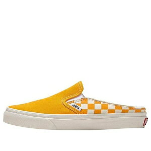 Vans �o���Y �����Y �X�j�[�J�[ �yVans Classic Slip-On Mule 'Yellow White' VN0004KTTLG�z �T�C�Y US_M_4.5