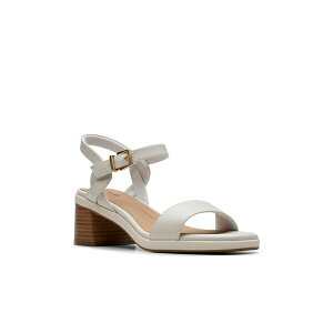 N[NX fB[X T_ V[Y Collection Women's Jaylan Ray Square Toe Sandals Off White Leather