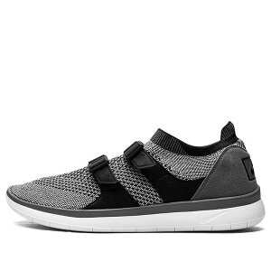 Nike �i�C�L �����Y �X�j�[�J�[ �yNike Air Sock Racer Flyknit 'White Black Dark Grey' 898022-100�z �T�C�Y US_8.5(26.5cm)