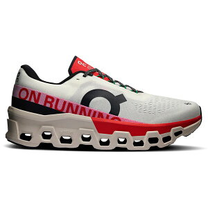 On I Y Xj[J[ yOn Running Cloudmonster 2 Ivory Silver Redz TCY US_9(27.0cm) Ivory/Red