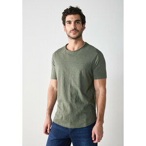sA  Y T_ V[Y BASIC SLUB CURVED HEM - Basic T-shirt - beetle