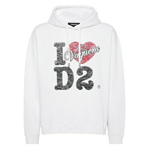 �f�B�[�X�N�G�A�[�h �����Y �p�[�J�[�E�X�E�F�b�g�V���c �A�E�^�[ Vaquera destroyed relax-fit hoodie White