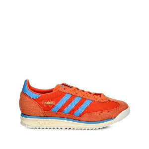�A�f�B�_�X �����Y �X�j�[�J�[ �V���[�Y Sl 72 rs 3-stripe suede sneakers Orange