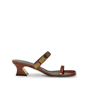 �W���[�b�y�U�m�b�e�B ���f�B�[�X �T���_�� �V���[�Y Flaminia 45mm square-toe sandals Brown