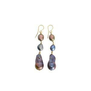 �W���E�T���_�[ ���f�B�[�X �s�A�X���C�������O �A�N�Z�T���[ Dangle earrings Gold