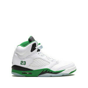 �W���[�_�� ���f�B�[�X �X�j�[�J�[ �V���[�Y Air jordan 5 lucky green sneakers White