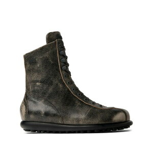 �J���y�[�� ���f�B�[�X �u�[�c �V���[�Y Ariel lace-up leather boots Brown