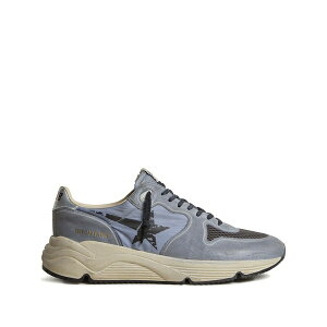 �S�[���f���O�[�X �����Y �X�j�[�J�[ �V���[�Y Running sole star-embellished leather sneakers Blue