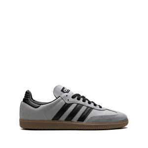 �A�f�B�_�X �����Y �X�j�[�J�[ �V���[�Y Samba og halo silver/core black/brown desert sneakers Grey