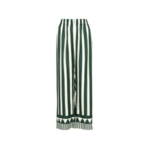 �G���X ���f�B�[�X �J�W���A���p���c �{�g���X Pacha striped-pattern trousers Green