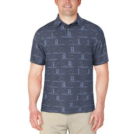PGAツアー メンズ シャツ トップス Men's Surfboard-Print Polo Shirt Insignia Blue