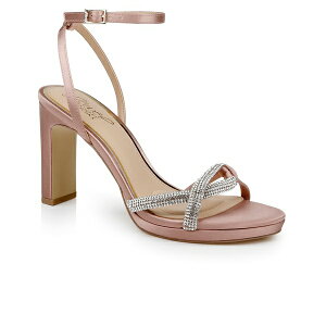 WEF_OC~VJ fB[X T_ V[Y Women's Fila Dress Platform Sandals Blush Satin