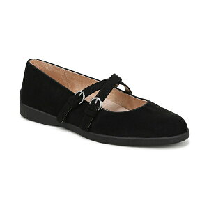 ���C�t�X�g���C�h ���f�B�[�X �T���_�� �V���[�Y Women's Marnie Round Toe Mary Jane Flats Black Microsuede