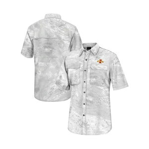 RVA Y Vc gbvX Men's White Iowa State Cyclones Realtree Aspect Charter Full-Button Fishing Shirt White