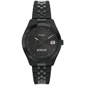 ^CbNX Y rv ANZT[ Men's Quartz Analog Black Stainless Steel Watch, 36mm Black