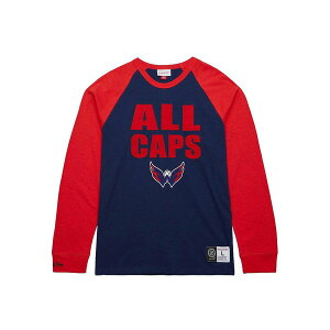 �~�b�`�F��&�l�X �����Y �V���c �g�b�v�X Men's Navy/Red Washington Capitals Legendary Slub Raglan Long Sleeve T-Shirt Navy, Red