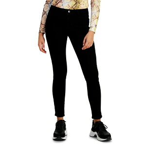 �Q�X ���f�B�[�X �f�j���p���c �{�g���X Women's Mid-Rise Sexy Curve Skinny Jeans Carrie Black