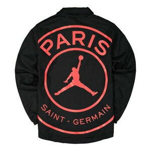 Air Jordan W[_ Y Xj[J[ yAir Jordan x Paris Saint-Germain Casual Sport Jacket Men's Black BQ4213-011z TCY US_M_M