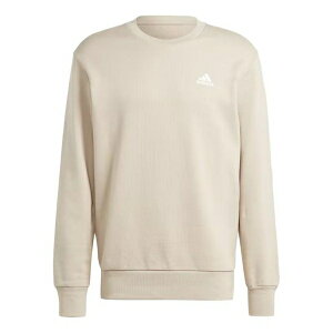 adidas アディダス メンズ スニーカー 【adidas Logo French Terry Sweatshirts 'Beige' IJ6106】 サイズ US_M_M