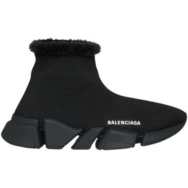 Balenciaga バレンシアガ レディース スニーカー 【Balenciaga Speed 2.0 Recycled Fake Fur】 サイズ EU_36(22.5cm) Black (Women's)