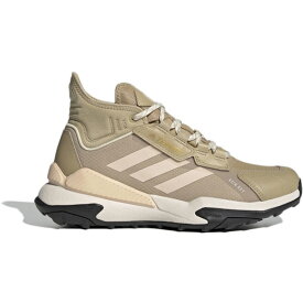 adidas アディダス レディース スニーカー 【adidas Terrex Hyperblue Mid Rain RDY】 サイズ US_W_5W Beige Brown (Women's)