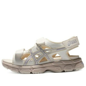ASICS �A�V�b�N�X �����Y �X�j�[�J�[ �yASICS Kahana Sd Outdoor Sports Unisex Beige Purple Sandals 'Cream Graypurple' 1203A130-102�z �T�C�Y US_5(23.0cm)