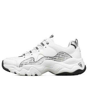 Skechers �X�P�b�`���[�Y �����Y �X�j�[�J�[ �ySkechers D Lites 3.0 Low-Top Running Shoes White/Black 237157-WBK�z �T�C�Y US_9.5(27.5cm)