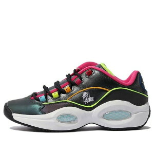 Reebok ���[�{�b�N �����Y �X�j�[�J�[ �yReebok Question Low x Just Dance 'Black Iridescent' GZ1400�z �T�C�Y US_10.5(28.5cm)