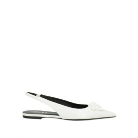 【送料無料】 ヴェルサーチ レディース サンダル シューズ Ballet flats White